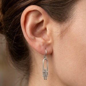 silver ear ring design