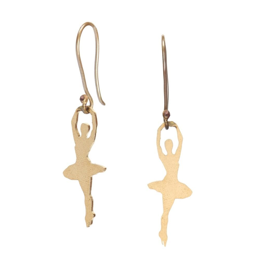 Silver Ear Ring Designs Dancing Girl Golden & Silver Earring Designs Handmade Jewellery ...