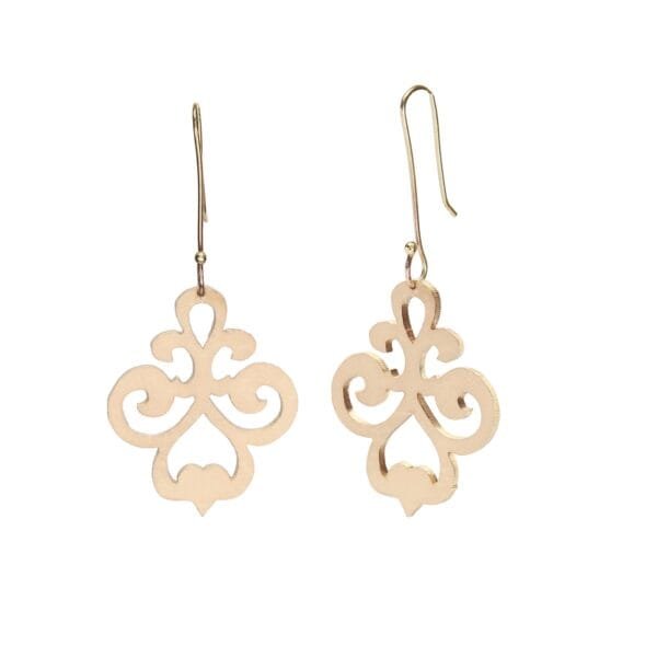 Silver girls earrings