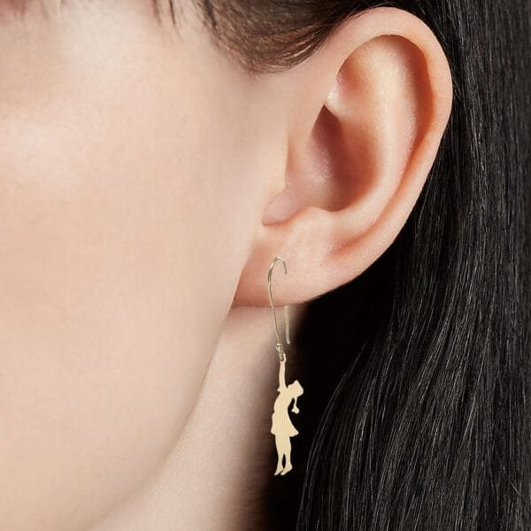 cute small gold earrings design