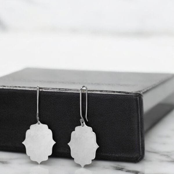 designer earrings Silver