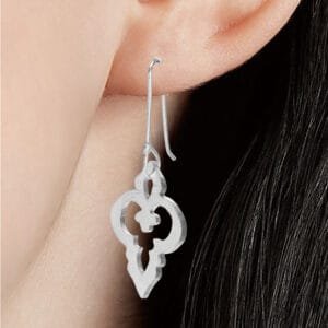 latest earrings design silver