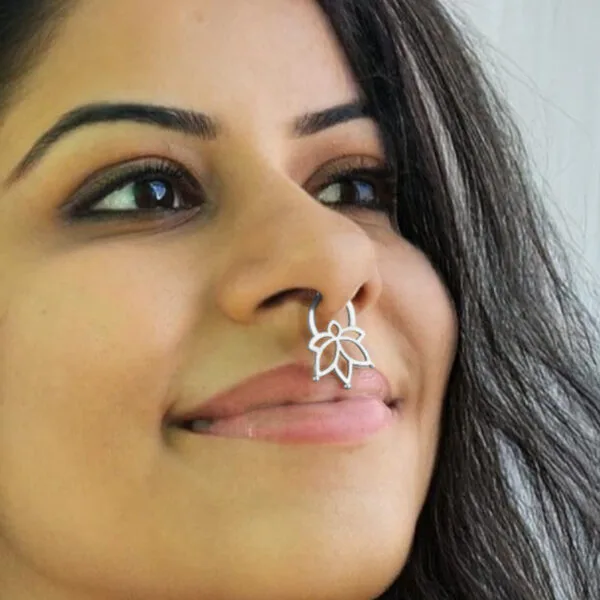 nose piercing and septum