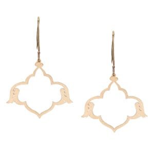 simple gold earrings