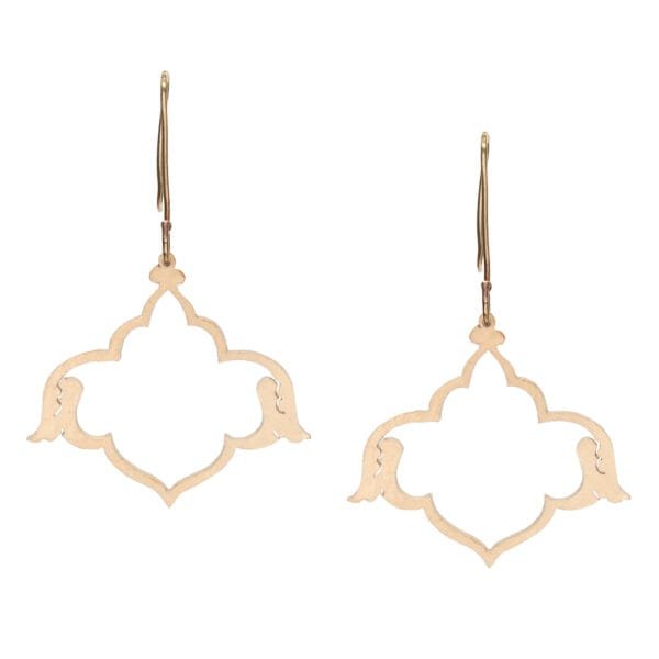 simple gold earrings