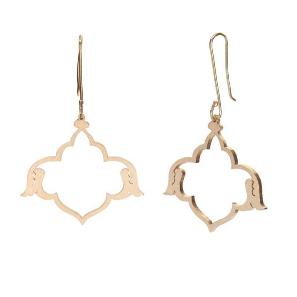 simple gold earrings