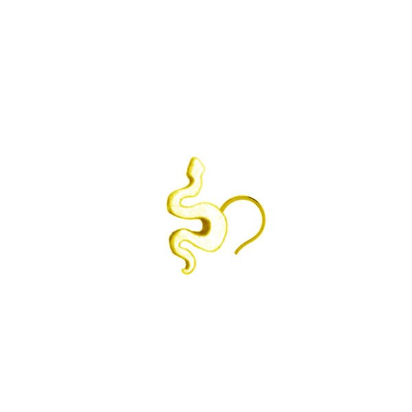 simple gold nose pin