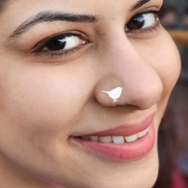 simple nose pin