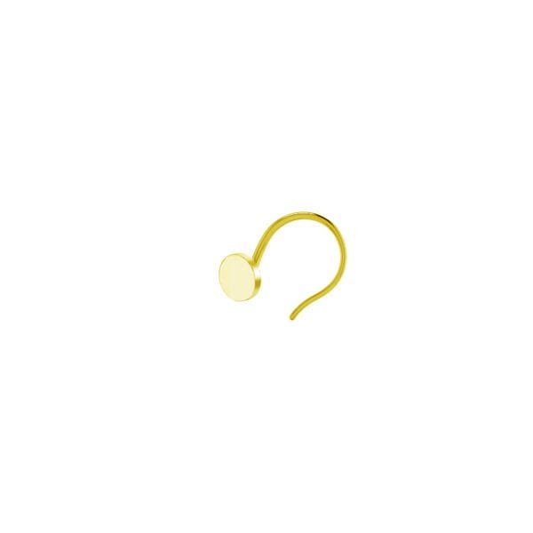 small nose pin gold