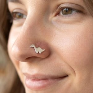 very small nose pin