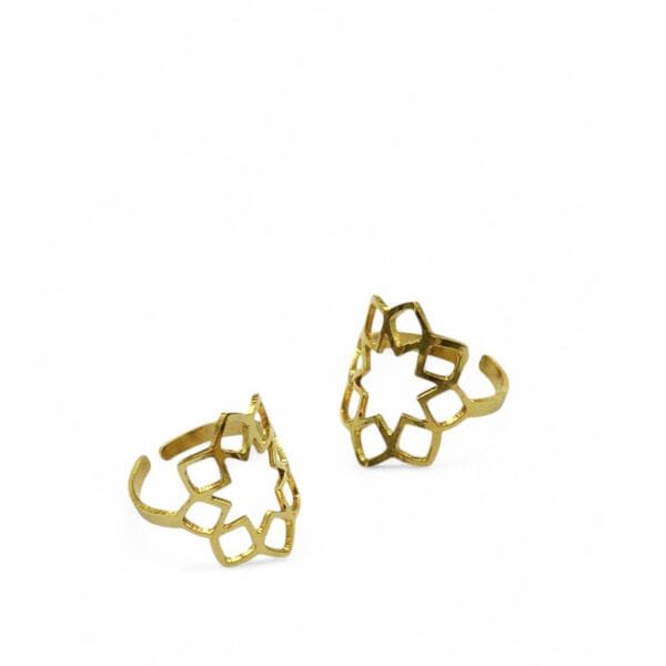 Gold toe rings for women