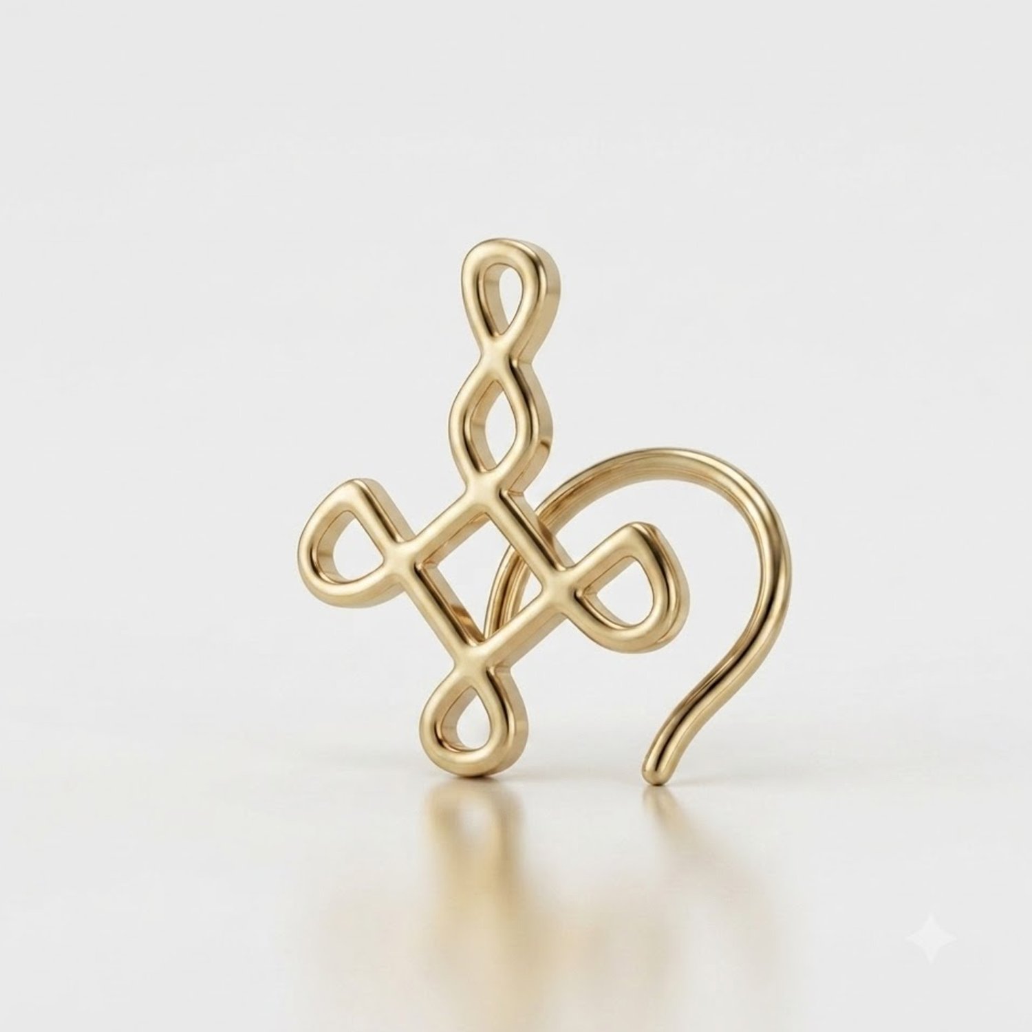 Small Silver Nose Pin