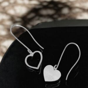 Sterling Silver Heart Earrings
