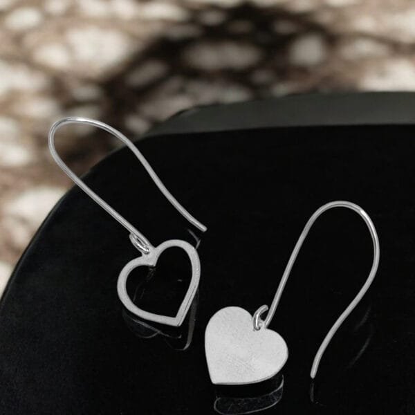 Sterling Silver Heart Earrings