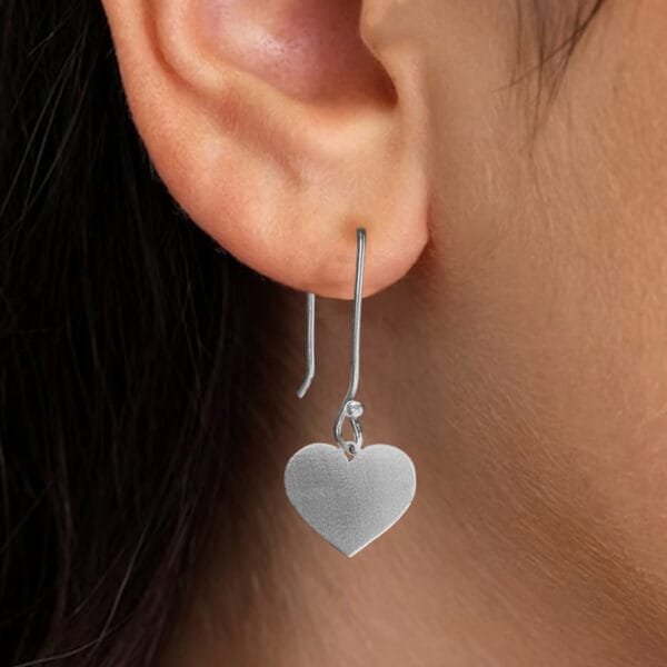 Sterling Silver Heart Earrings