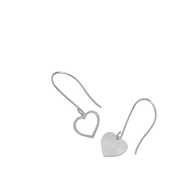 Sterling Silver Heart Earrings
