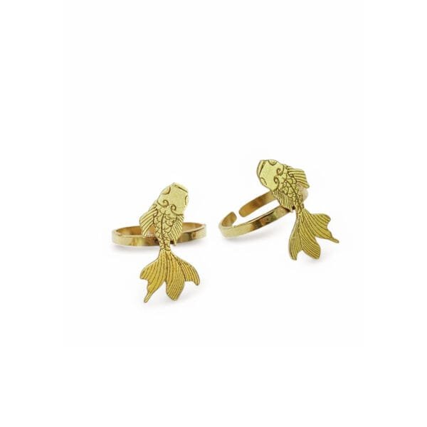 gold toe rings brass