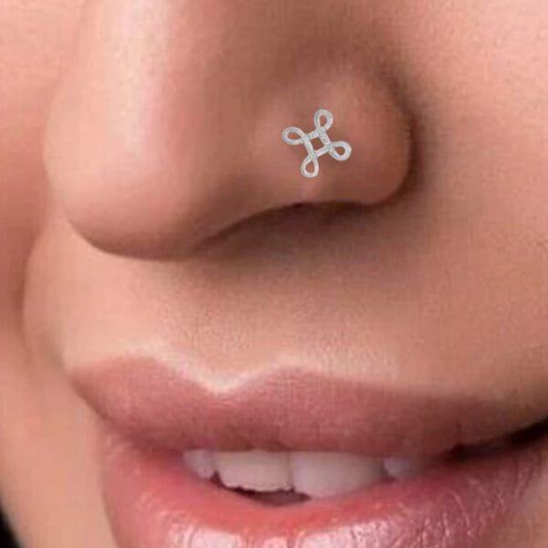 very small nose pin
