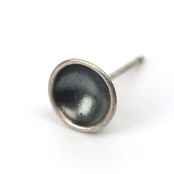 mens silver ear studs