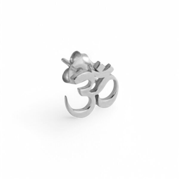 silver male earrings
