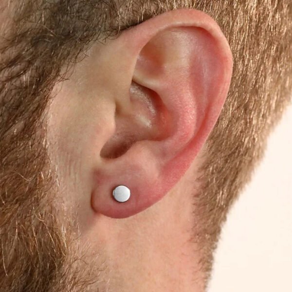 Earrings Silver Men