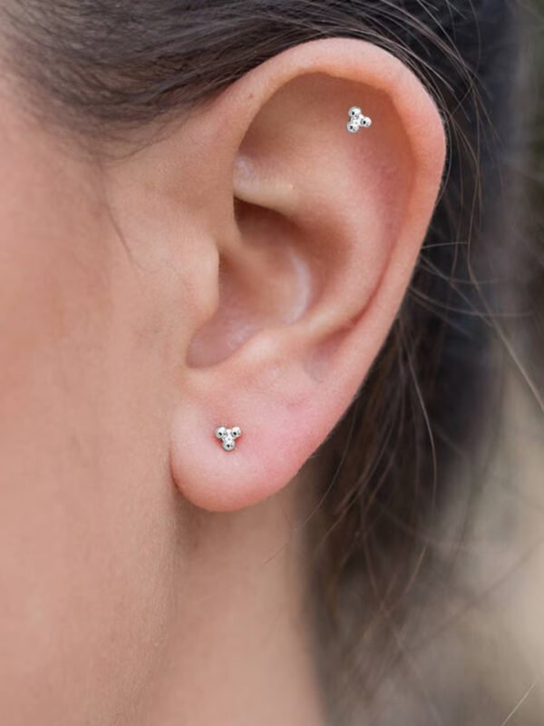 925 silver ear studs