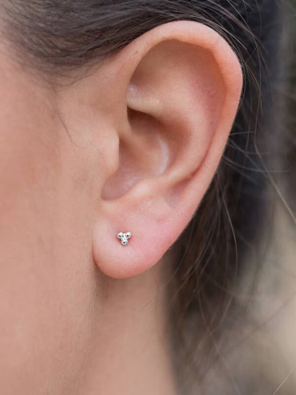925 silver ear studs