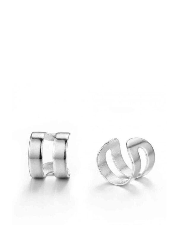 925 Sterling Silver Cuff Earrings
