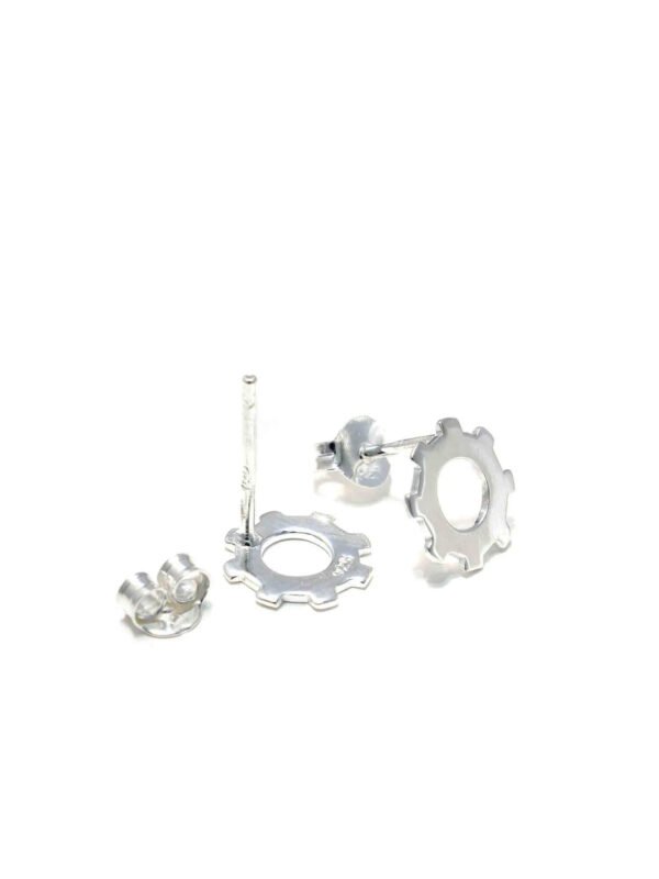 silver sterling earrings studs