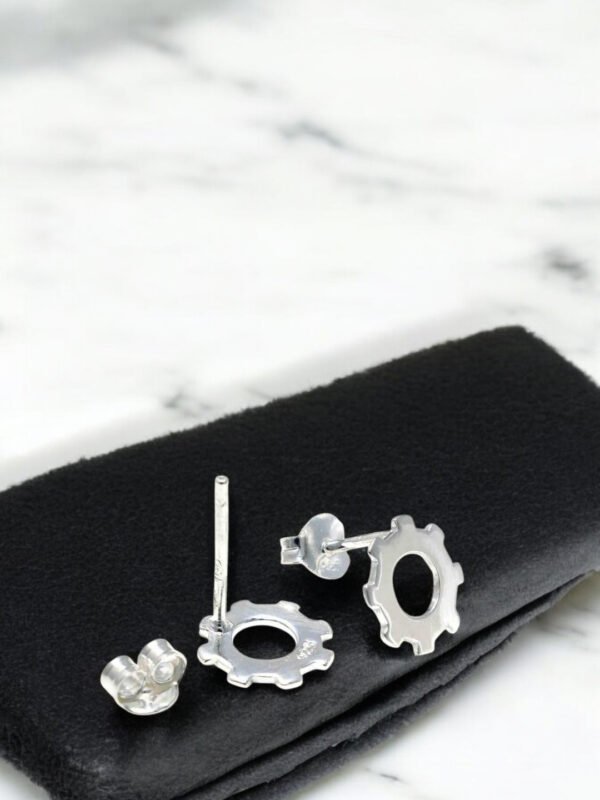 silver sterling earrings studs