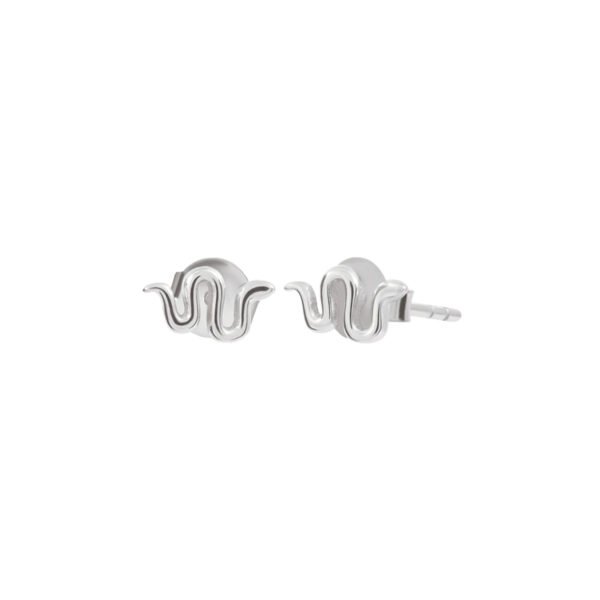 silver earrings studs for women