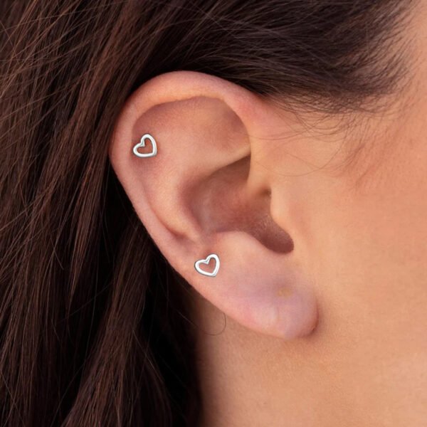 sterling silver stud earrings