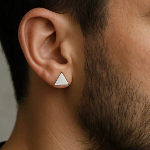 silver stud earrings for guys