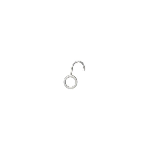 small nose pin silver