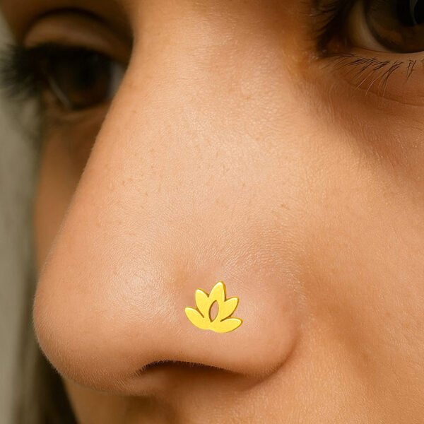 brass nose pin
