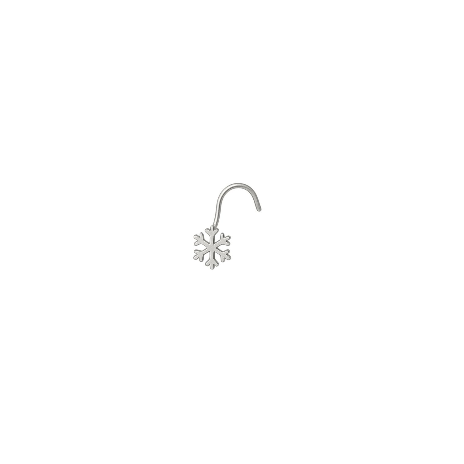 silver stud nose pin