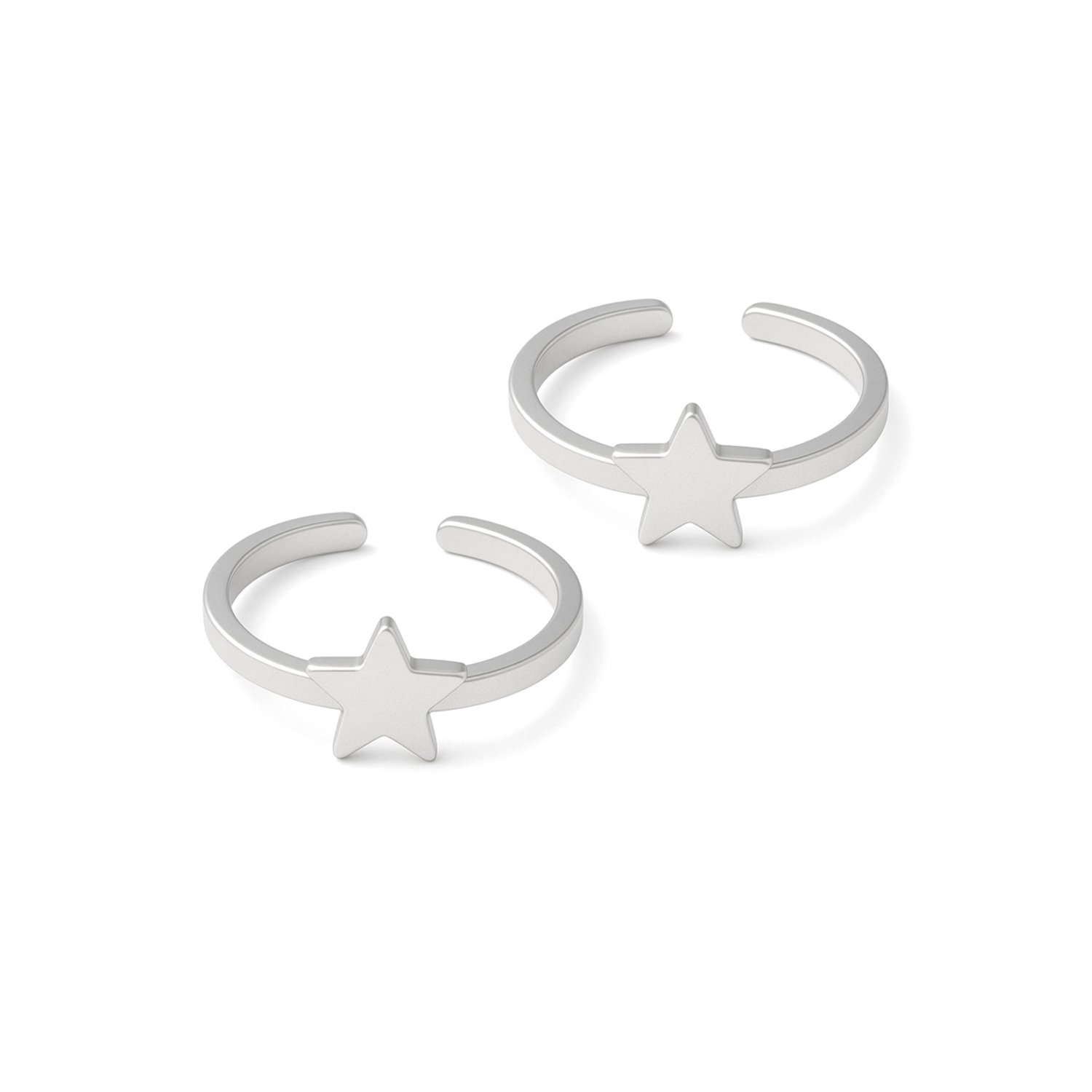 pure silver toe rings