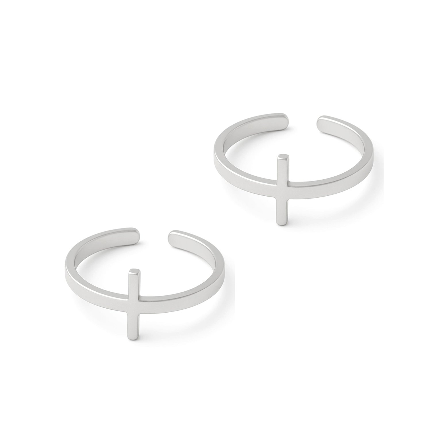 toe ring silver design