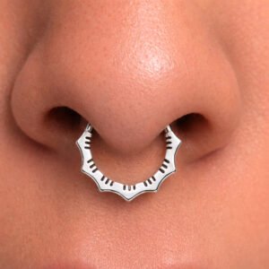 women nose septum jewellery