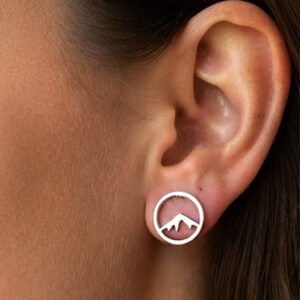 womens stud earrings sterling silver