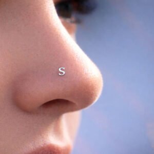 small stylish nose pin