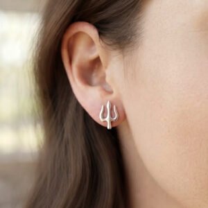 trishul stud earrings