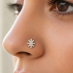 beautiful nose pin