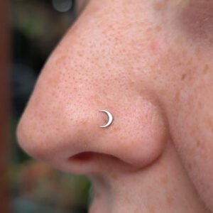 original silver nose pin