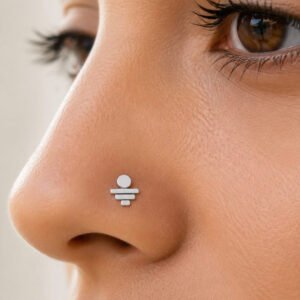 92.5 silver nose pin