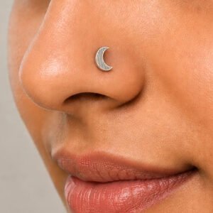 half moon nose pin