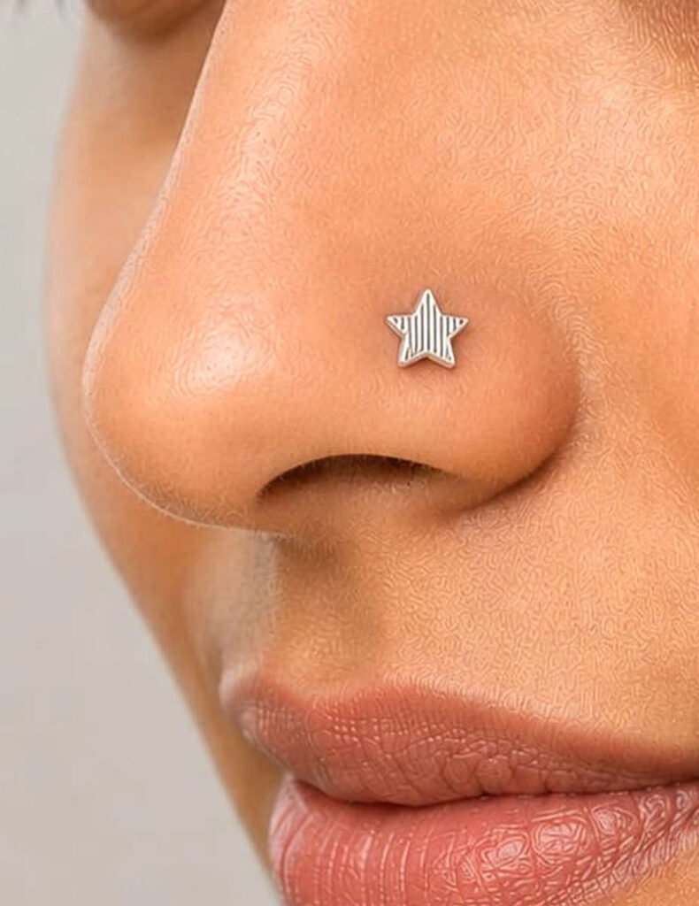 925 silver nose pin