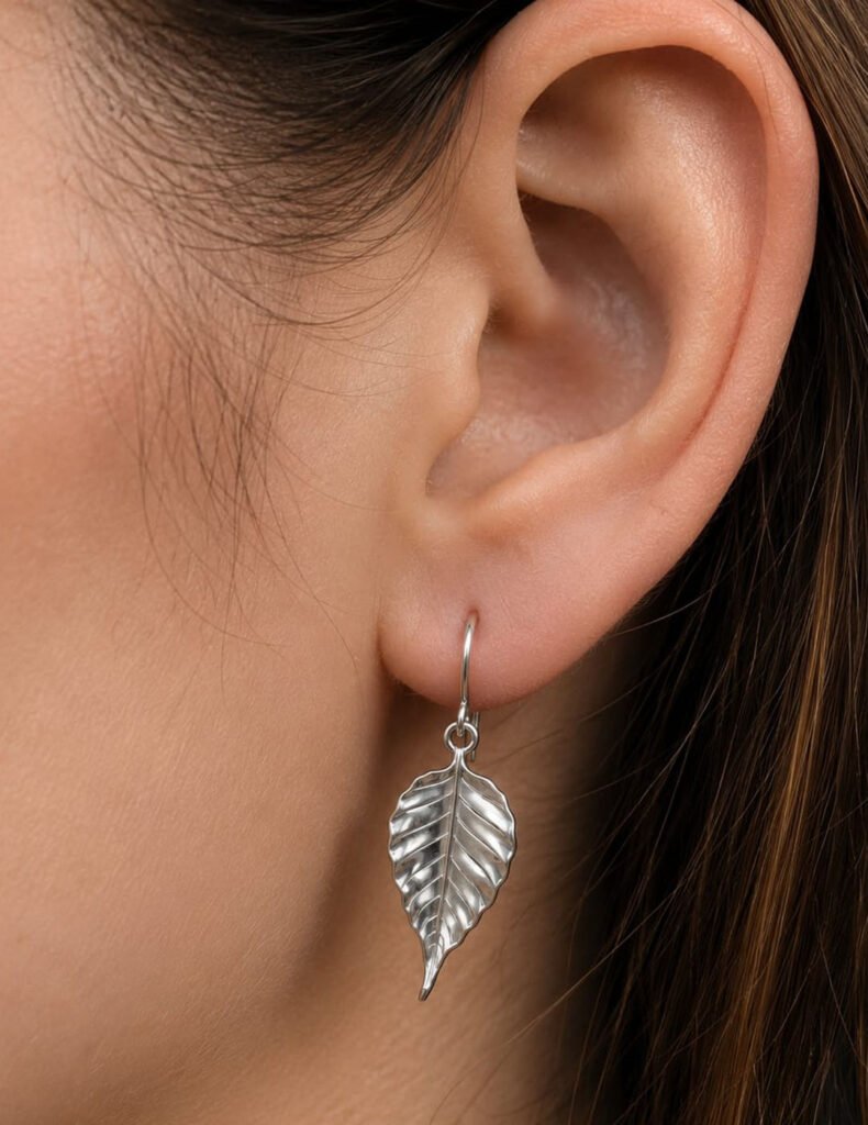 women hanging earrings
