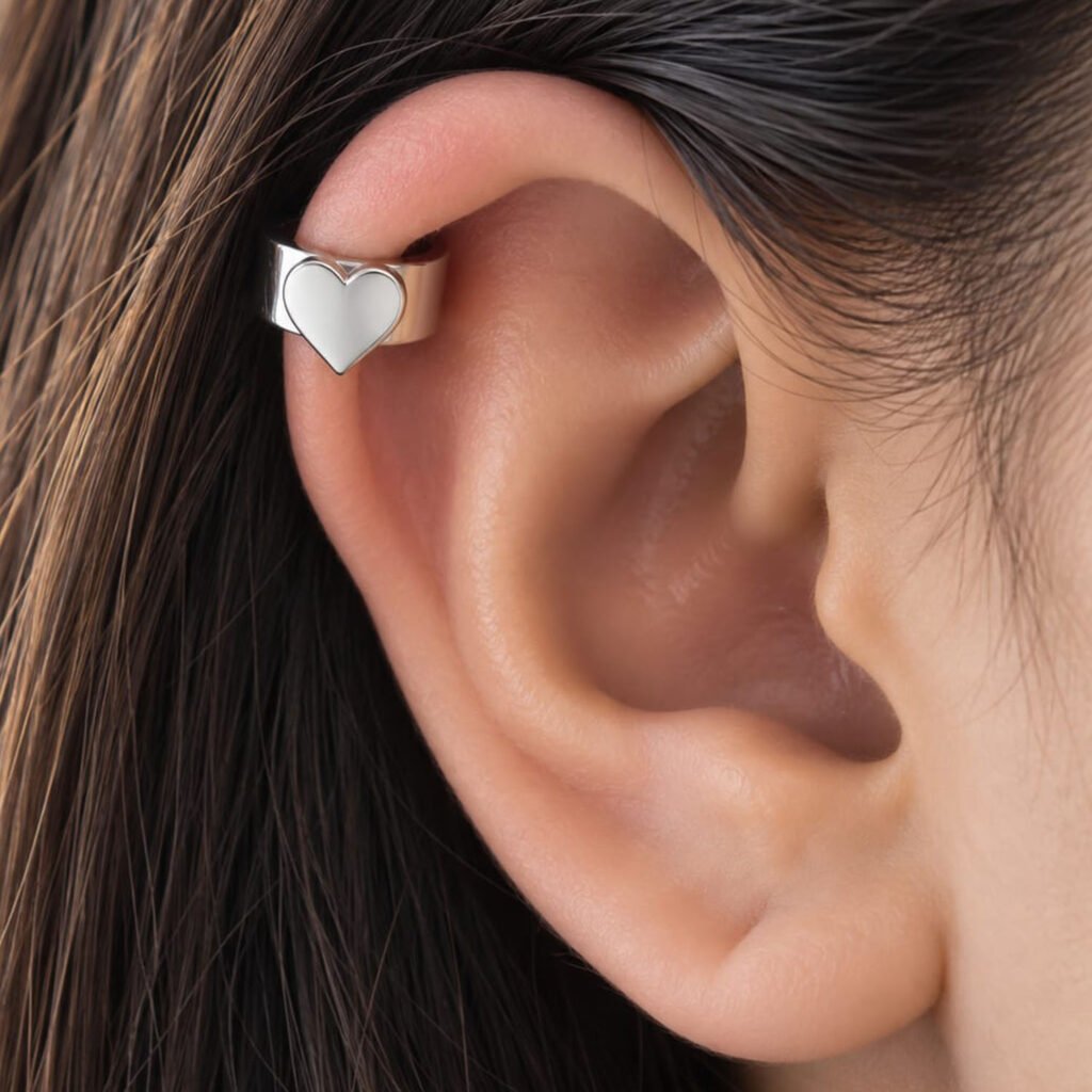 ear cuff heart