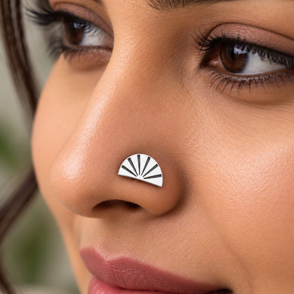 tribal nose pin